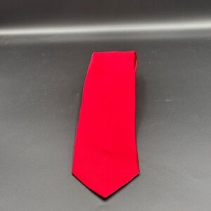 Bespoke Classic Red Men's Tie